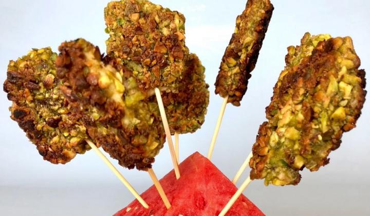 Pistachio Chicken Lollies