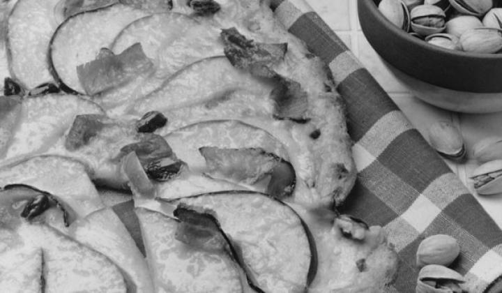 Pistachio Corn Meal Pizza Crust