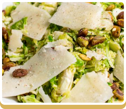Pistachio Brussels Sprouts Salad<