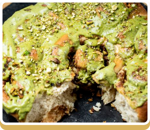 Pistachio Cream Cinnamon Rolls